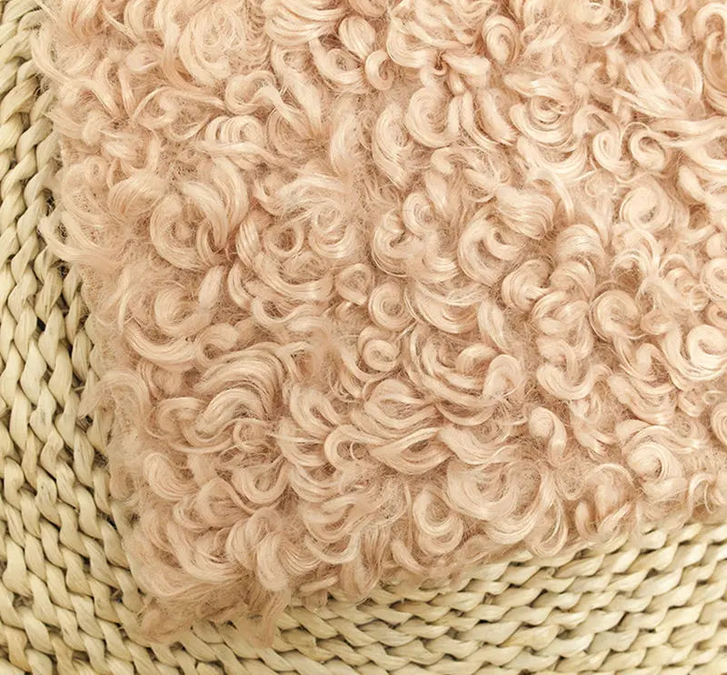 Curly faux fur blanket for baby photography props,basket cushion filler,baby photography shoot blanket photo props(50*80 cm)    Your Coastal Marketplace | Shoreshopper.com