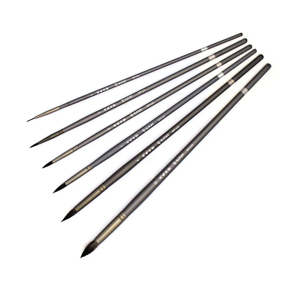 6 pcs Professional Set Squirrel Hair Round Pointed Artist Paintbrush Pen Gouache Oil Painting Art Supplies For Acrylic Art Brush    Home Decor Supply | Online Retail | ShoreShopper.com