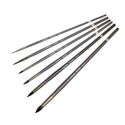 6 pcs Professional Set Squirrel Hair Round Pointed Artist Paintbrush Pen Gouache Oil Painting Art Supplies For Acrylic Art Brush    Home Decor Supply | Online Retail | ShoreShopper.com