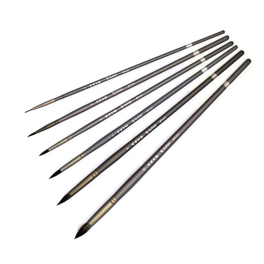 6 pcs Professional Set Squirrel Hair Round Pointed Artist Paintbrush Pen Gouache Oil Painting Art Supplies For Acrylic Art Brush    Home Decor Supply | Online Retail | ShoreShopper.com