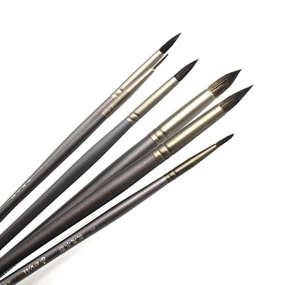 6 pcs Professional Set Squirrel Hair Round Pointed Artist Paintbrush Pen Gouache Oil Painting Art Supplies For Acrylic Art Brush    Home Decor Supply | Online Retail | ShoreShopper.com