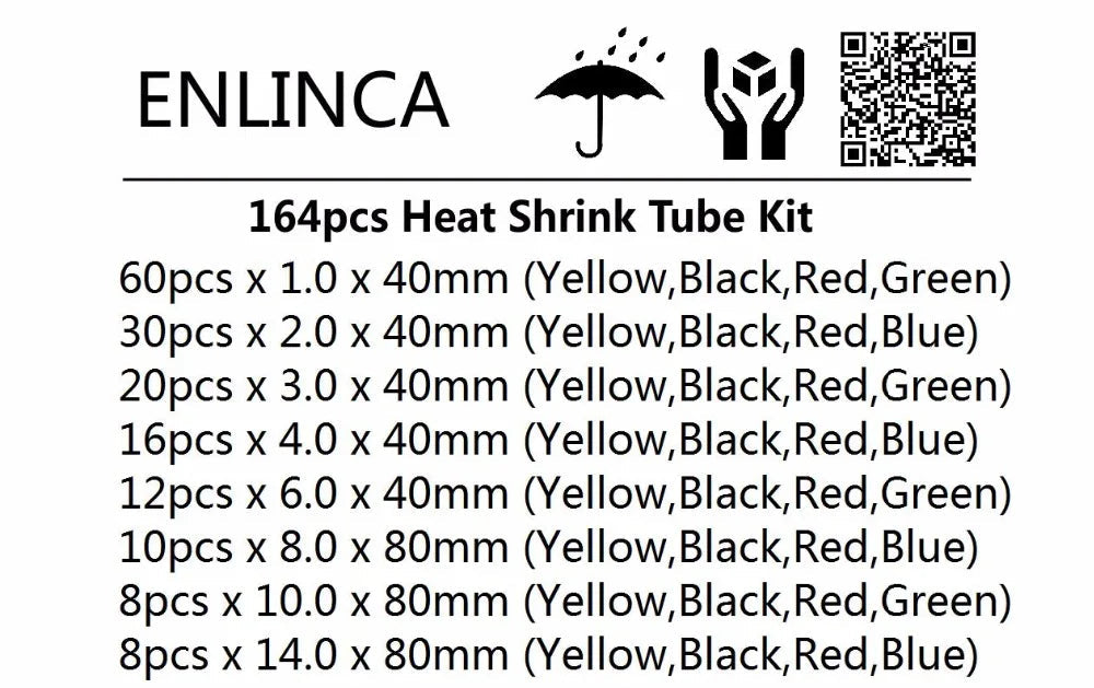 127-750pcs Heat-shrink Tubing Thermoresistant Tube Heat Shrink Wrapping Kit Electrical Connection Wire Cable Insulation Sleeving    Home Decor Supply | Online Retail | ShoreShopper.com
