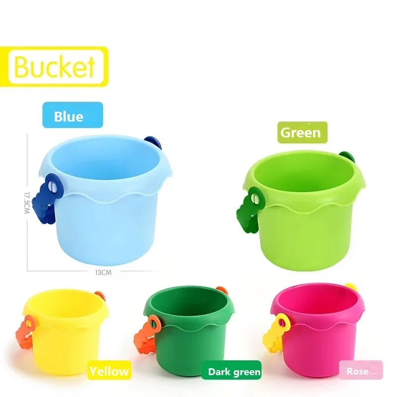 Beach Toys for Kids Summer Children Sand Water Beach Play Toys TPE Beach Castle Bucket Spade Shovel Rake Water Tool    Your Coastal Marketplace | Shoreshopper.com