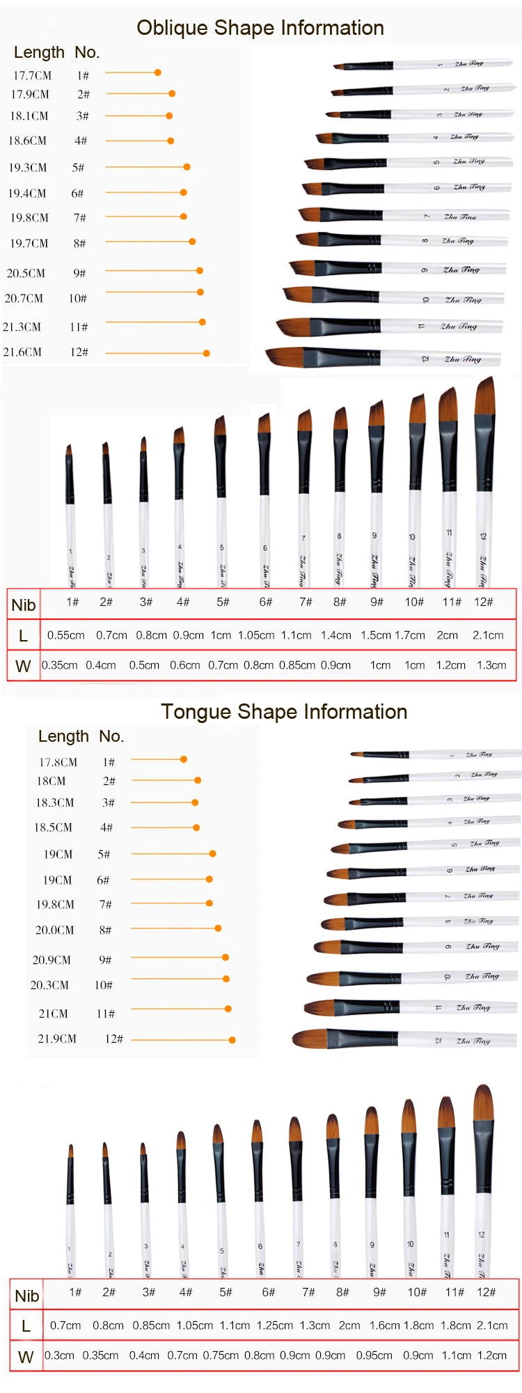 12 Pcs/set Nylon Hair Wooden Handle Watercolor Paint Brush Pen Set Learning DIY Oil Acrylic Painting Art Paint Brushes Supplies    Home Decor Supply | Online Retail | ShoreShopper.com