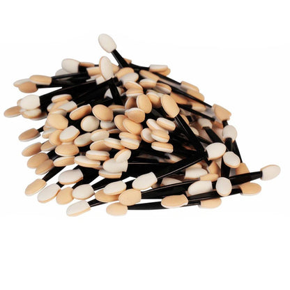 5/30/50/100PCS Eyeshadow Brush Dual Sided Sponge Nylon Sets Make up Eye Shadow Brushes For Cosmetic Applicator Makeup Tools Hot - ShoreCo.Shop