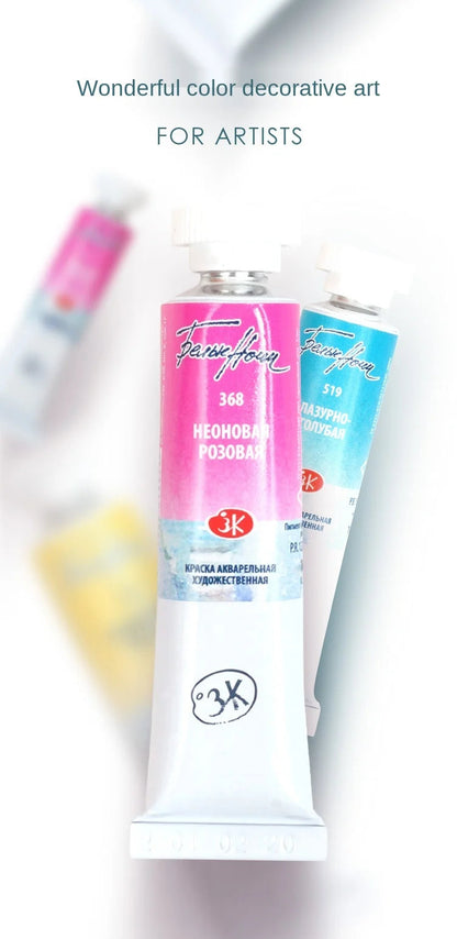 Russian white night watercolor paint 10ml Watercolor painting acuarelas palette art supplies    Home Decor Supply | Online Retail | ShoreShopper.com