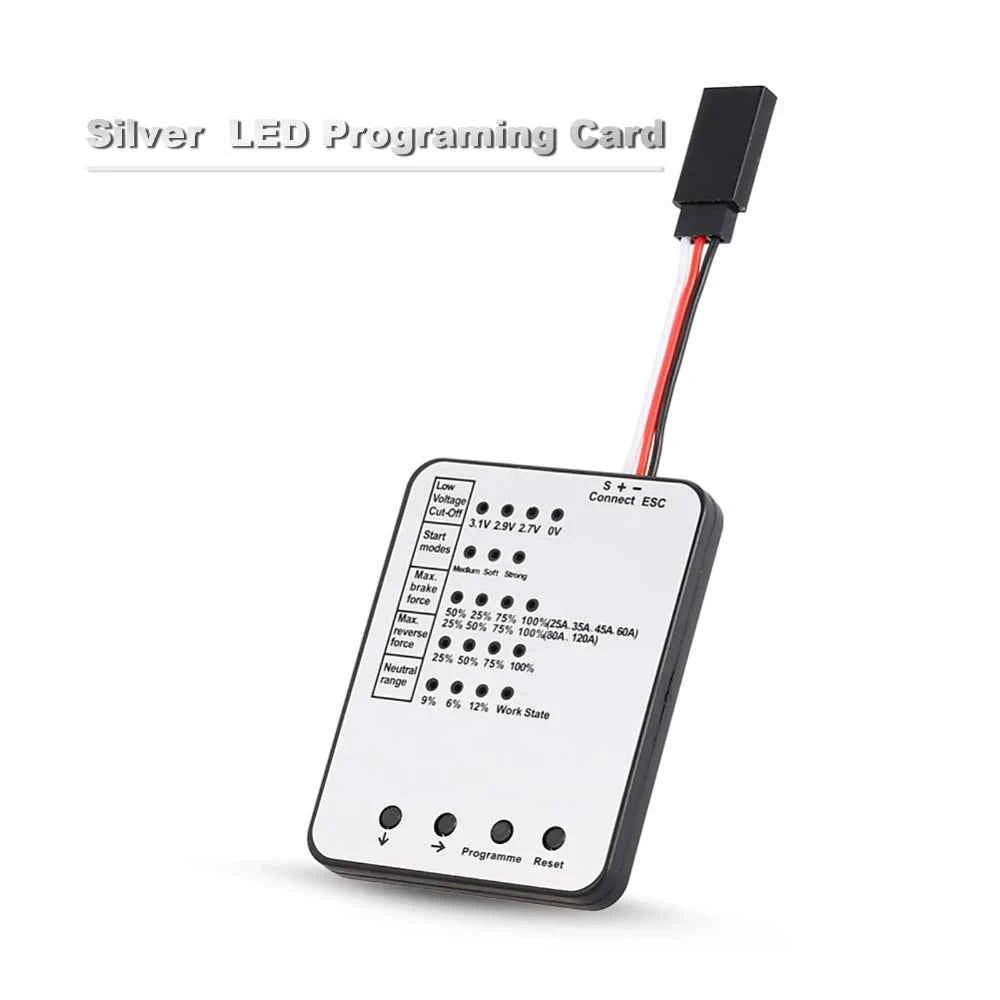 RC Car Program Card SURPASS HOBBY LED Programming Card for RC Car 25A/35A/45A/60A/80A/120A/150A Brushless ESC
