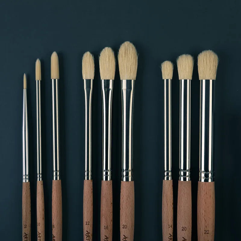 ArtSecret New Arrival 2288 24/Set Oil And Acrylic Painting Brush Hog Bristle Straw Mat Pouch&Canvas Pocket Artist Art Supplies    Home Decor Supply | Online Retail | ShoreShopper.com