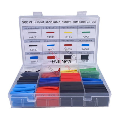 127-750pcs Heat-shrink Tubing Thermoresistant Tube Heat Shrink Wrapping Kit Electrical Connection Wire Cable Insulation Sleeving    Home Decor Supply | Online Retail | ShoreShopper.com