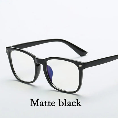 Fashion unisex Square glasses plain glasses full frame glasses for men and women radiation protection Optical glasses - ShoreCo.Shop