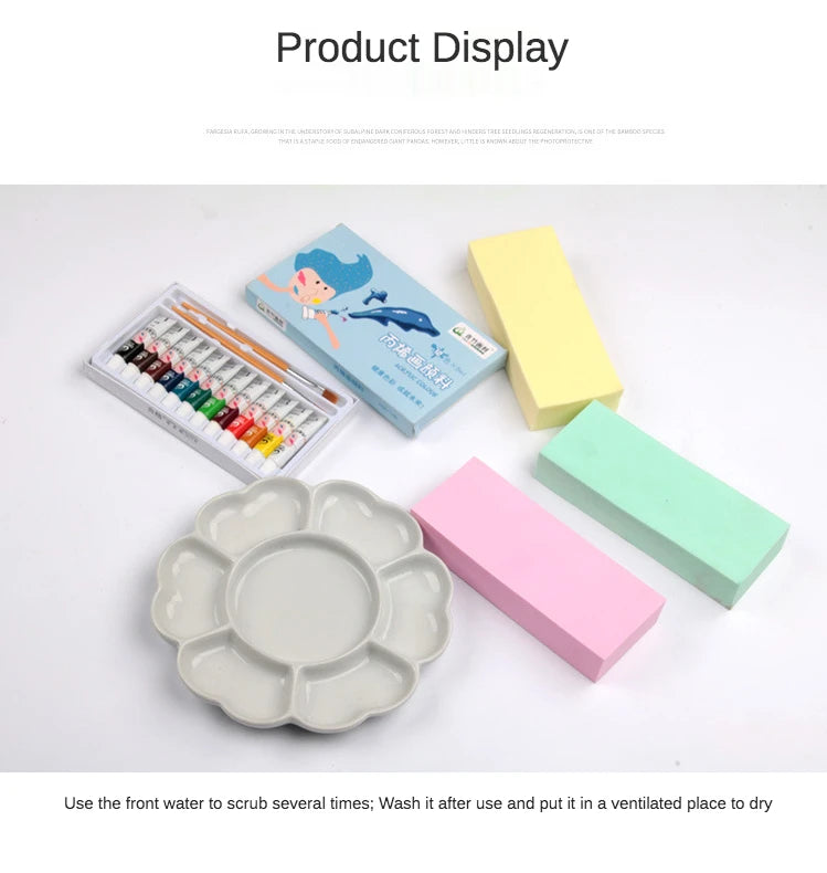 1 pcs Art supplies gouache watercolor sponge absorbent sponge brush Strong water absorption pigment sponge Color random send    Home Decor Supply | Online Retail | ShoreShopper.com