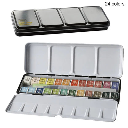 Superior Professional Solid Watercolor Paints Set With Water Brush Pen Water Color Paint Acuarelas Art Supplies For Artist    Home Decor Supply | Online Retail | ShoreShopper.com
