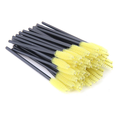 Lanjinglin 5/50pcs Eyelash Brush Crystal Eyelash Soft Eye Lashes Extension Mascara Wands Makeup Professional Makeup Tool - ShoreCo.Shop