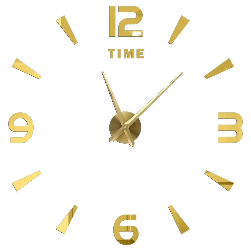 2D/3D Large Roman Numeral Acrylic Mirror Wall Clock Sticker Fashion DIY Quartz Clocks Watch Home Decoration Living Room Stickers    Home Decor Supply | Online Retail | ShoreShopper.com