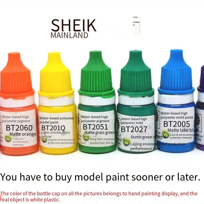 Paint Pigment Model Coloring Hand Painting Solid Color Pen Safety Water-based Matte SHEIK MAINLAND 2001-2056 3d Print Parts    Home Decor Supply | Online Retail | ShoreShopper.com