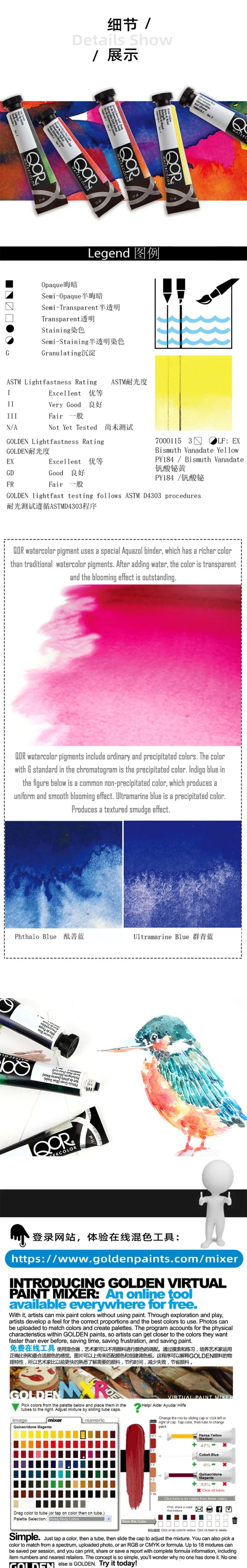 US QOR Artistic Watercolor Paints Set Tin box Pigment Solid Paint Set Palette High Concentration for Artist Painting Drawing    Home Decor Supply | Online Retail | ShoreShopper.com