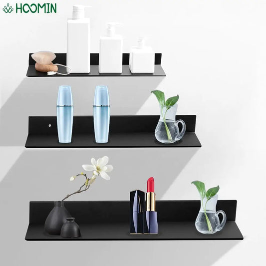 Bathroom Shelves  30-60cm Aluminum Alloy Matte Black Kitchen Wall Shelf Shower Shampoo Storage Rack Bathroom Accessories    Home Decor Supply | Online Retail | ShoreShopper.com