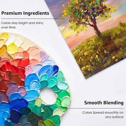 Acrylic Paint Set 12/24 Colors Craft Paint for Fabric/Clothing/Nail/Canvas/Rock Painting Waterproof Drawing Set Art Supplies    Home Decor Supply | Online Retail | ShoreShopper.com