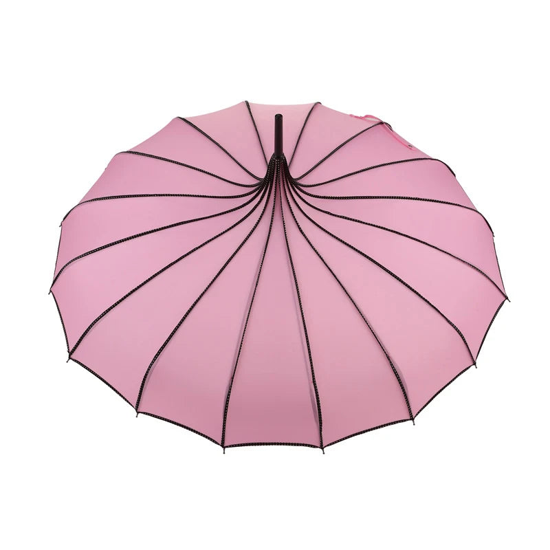 Windproof Folding Umbrella, UV Protective, Travel Umbrella, Wedding Party Fashion, Vintage Pagoda Umbrella    Your Coastal Marketplace | Shoreshopper.com