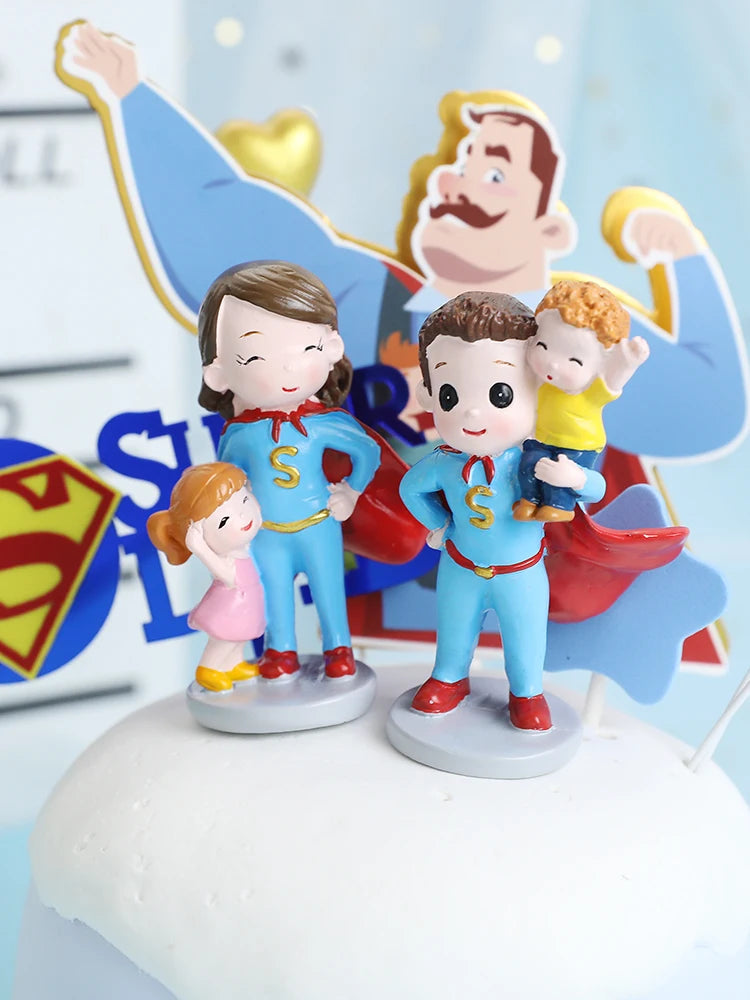 Hold Baby Super Dad Daddy Father's Day Cake Topper for Dad's Birthday Party Decorations Baking Supplies Love Gifts    Your Coastal Marketplace | Shoreshopper.com