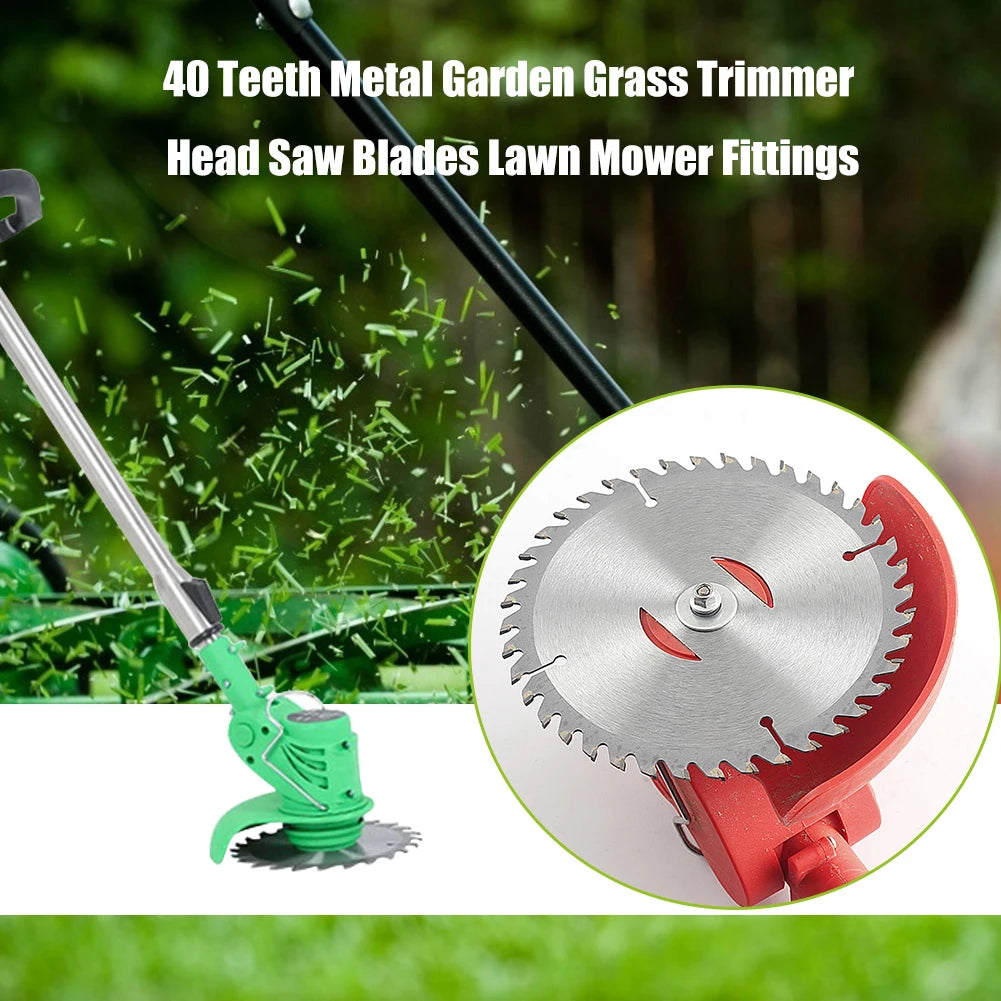 150 mm 40 Teeth Metal Grass Trimmer Heads Blade Replacement Weed Eater Saw Blade Lawn Mower Fit Accessory for Garden Power Tool    Home Decor Supply | Online Retail | ShoreShopper.com
