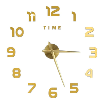 2D/3D Large Roman Numeral Acrylic Mirror Wall Clock Sticker Fashion DIY Quartz Clocks Watch Home Decoration Living Room Stickers    Home Decor Supply | Online Retail | ShoreShopper.com