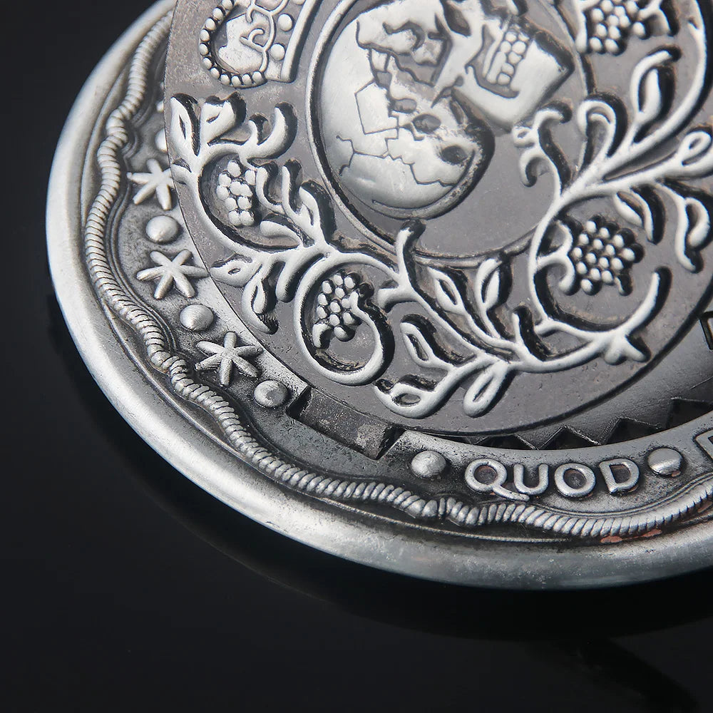 Big Size John Wick 4 Blood Oath Marker Coin Keychain Gold and Adjudicator Coin Metal Prop Accessories Collection Gift - ShoreCo.Shop