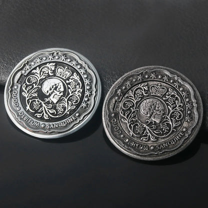 Big Size John Wick 4 Blood Oath Marker Coin Keychain Gold and Adjudicator Coin Metal Prop Accessories Collection Gift - ShoreCo.Shop