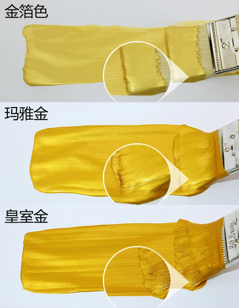 50g Bright Gold Paint,  Wood Paint, Metal Lacquer ,tasteless Water-based Paint, Can Be Applied on Any Surface    Home Decor Supply | Online Retail | ShoreShopper.com