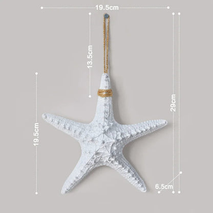 Conch Starfish Beach Decor Nautical Home Bedroom Living Room Hanging Vase Creative Background Wall Decoration Seashells    Your Coastal Marketplace | Shoreshopper.com