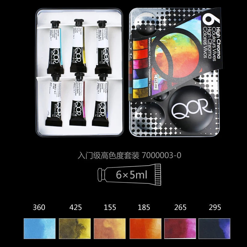 US QOR Artistic Watercolor Paints Set Tin box Pigment Solid Paint Set Palette High Concentration for Artist Painting Drawing    Home Decor Supply | Online Retail | ShoreShopper.com