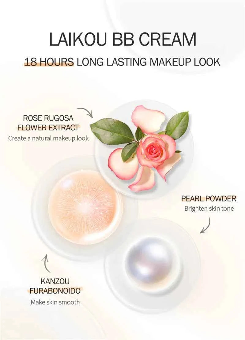 BB Cream Base Makeup Long Lasting Waterproof Brighten Skin Tone Cover Blemishes 30ml Concealer Foundation Liquid Face Makeup