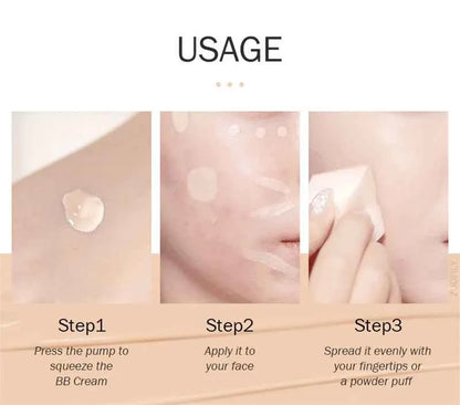 BB Cream Base Makeup Long Lasting Waterproof Brighten Skin Tone Cover Blemishes 30ml Concealer Foundation Liquid Face Makeup