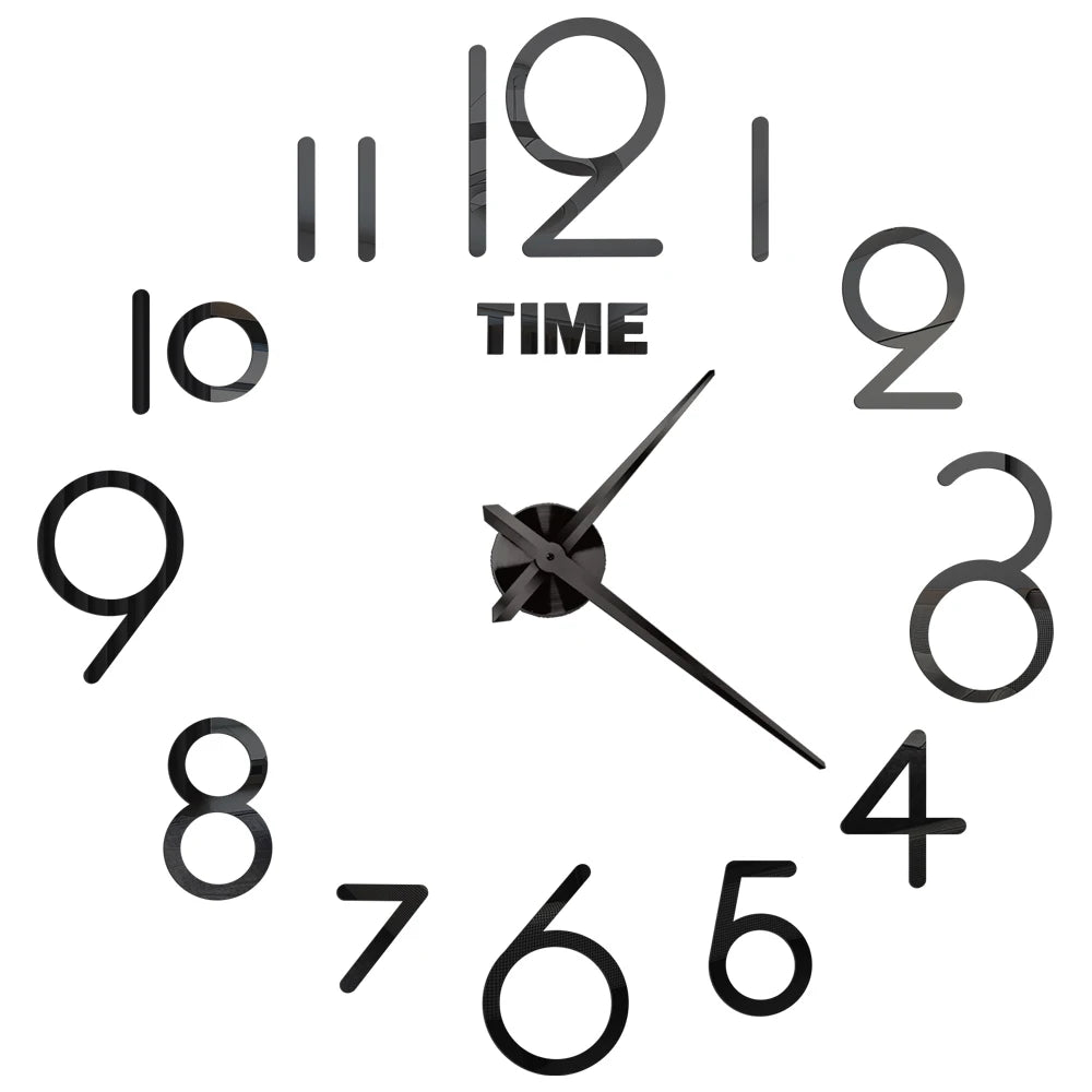 2D/3D Large Roman Numeral Acrylic Mirror Wall Clock Sticker Fashion DIY Quartz Clocks Watch Home Decoration Living Room Stickers    Home Decor Supply | Online Retail | ShoreShopper.com