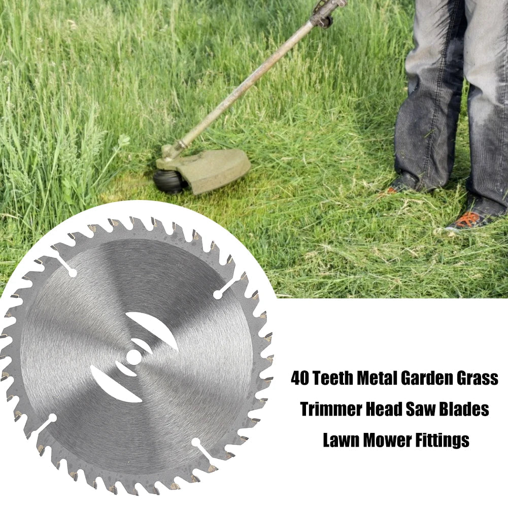 150 mm 40 Teeth Metal Grass Trimmer Heads Blade Replacement Weed Eater Saw Blade Lawn Mower Fit Accessory for Garden Power Tool    Home Decor Supply | Online Retail | ShoreShopper.com