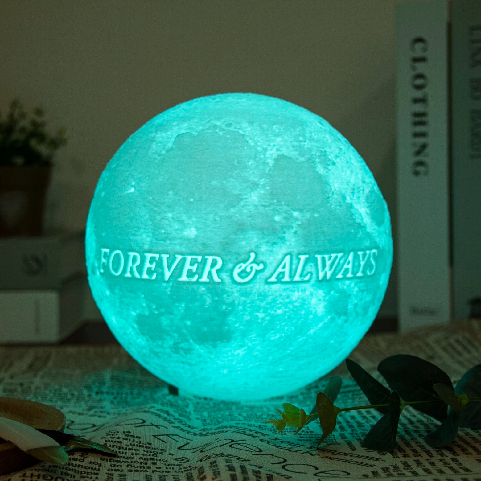 3D Printing Moon Lamp Personalized Photo Text Customized USB Night Light Birthday Mother Day Valentine's Christmas Lunar Gift - ShoreCo.Shop
