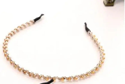 Headwear Fashion Women Hair Hoop Ladies Crystal Rhinestone Pearl Hairband Headband Head Piece Hair Band Accessories    Your Coastal Marketplace | Shoreshopper.com