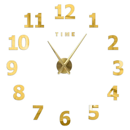 2D/3D Large Roman Numeral Acrylic Mirror Wall Clock Sticker Fashion DIY Quartz Clocks Watch Home Decoration Living Room Stickers    Home Decor Supply | Online Retail | ShoreShopper.com