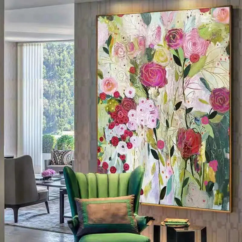 GATYZTORY 60*120cm diy paint by number for adults flower Painting by numbers home decor artwork    Home Decor Supply | Online Retail | ShoreShopper.com