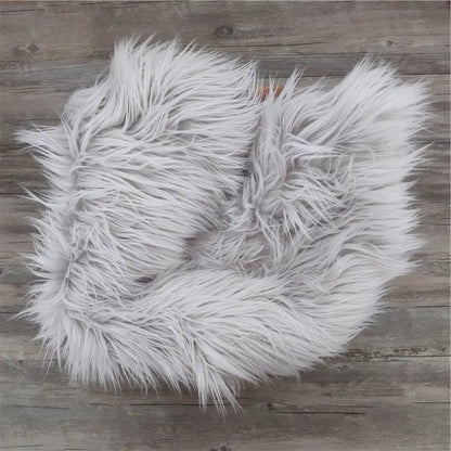 Curly faux fur blanket for baby photography props,basket cushion filler,baby photography shoot blanket photo props(50*80 cm)    Your Coastal Marketplace | Shoreshopper.com