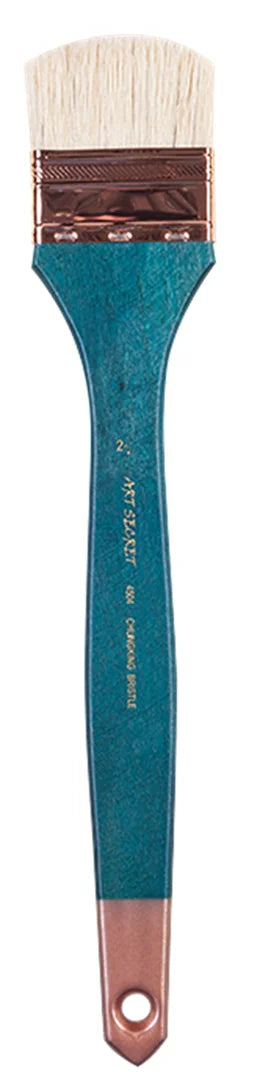 ArtSecret Paint-Brush Bristle Blue Handle Stainless Ferrule Scrubbing Art Painting Tool For Professional Painter 4504    Home Decor Supply | Online Retail | ShoreShopper.com