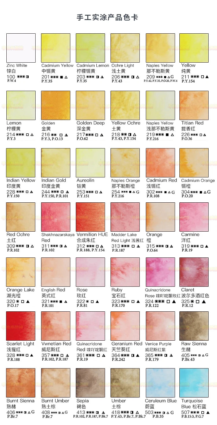 Russian white night watercolor paint 10ml Watercolor painting acuarelas palette art supplies    Home Decor Supply | Online Retail | ShoreShopper.com