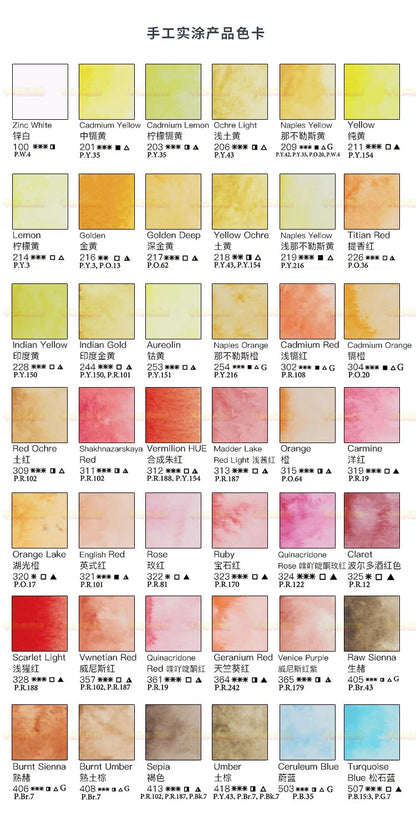 Russian white night watercolor paint 10ml Watercolor painting acuarelas palette art supplies    Home Decor Supply | Online Retail | ShoreShopper.com