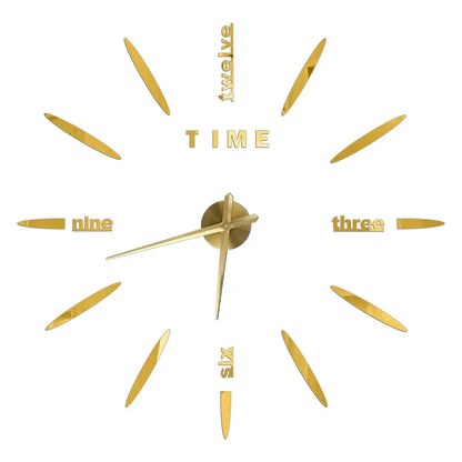 3D Wall Clock Modern Design DIY Acrylic Mirror Sticker Quartz Needle Big Europe Horloge Home Decoration Living Room Watch Clocks    Home Decor Supply | Online Retail | ShoreShopper.com