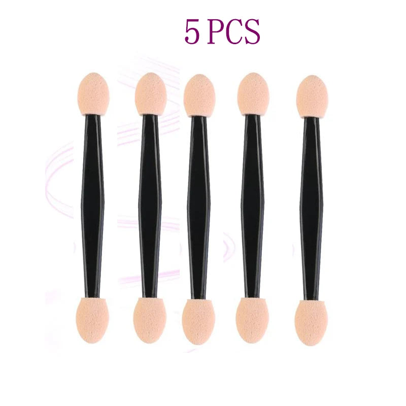 5/30/50/100PCS Eyeshadow Brush Dual Sided Sponge Nylon Sets Make up Eye Shadow Brushes For Cosmetic Applicator Makeup Tools Hot - ShoreCo.Shop