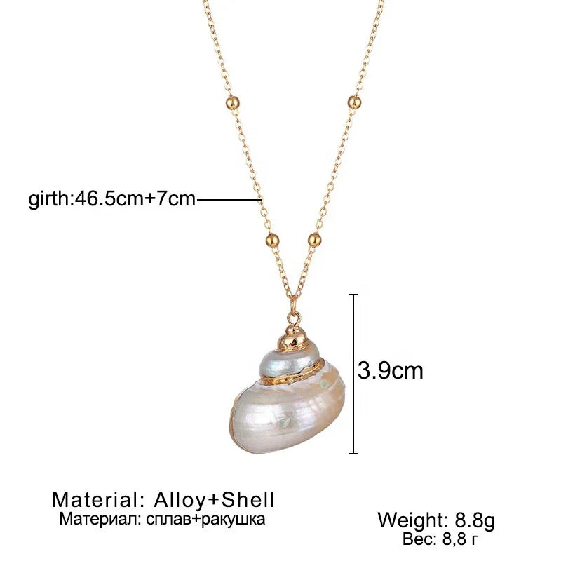 Hot Selling Various Styles of Women Natural Shell Necklace Summer Beach Jewelry Shopify Dropshipping Boho Necklaces    Home Decor Supply | Online Retail | ShoreShopper.com