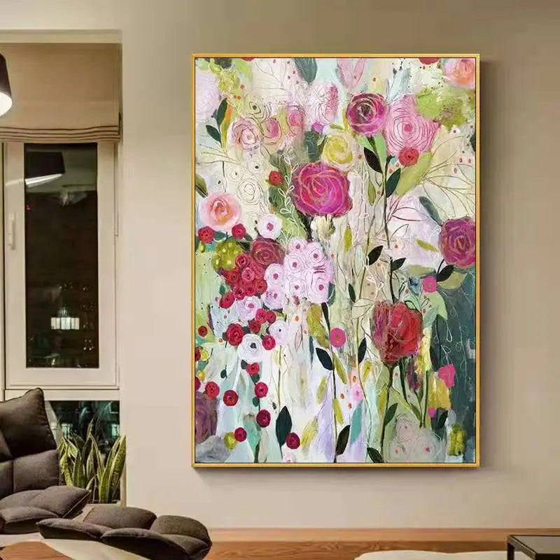 GATYZTORY 60*120cm diy paint by number for adults flower Painting by numbers home decor artwork    Home Decor Supply | Online Retail | ShoreShopper.com