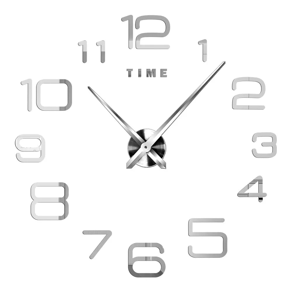 2D/3D Large Roman Numeral Acrylic Mirror Wall Clock Sticker Fashion DIY Quartz Clocks Watch Home Decoration Living Room Stickers    Home Decor Supply | Online Retail | ShoreShopper.com