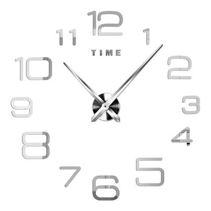 2D/3D Large Roman Numeral Acrylic Mirror Wall Clock Sticker Fashion DIY Quartz Clocks Watch Home Decoration Living Room Stickers    Home Decor Supply | Online Retail | ShoreShopper.com