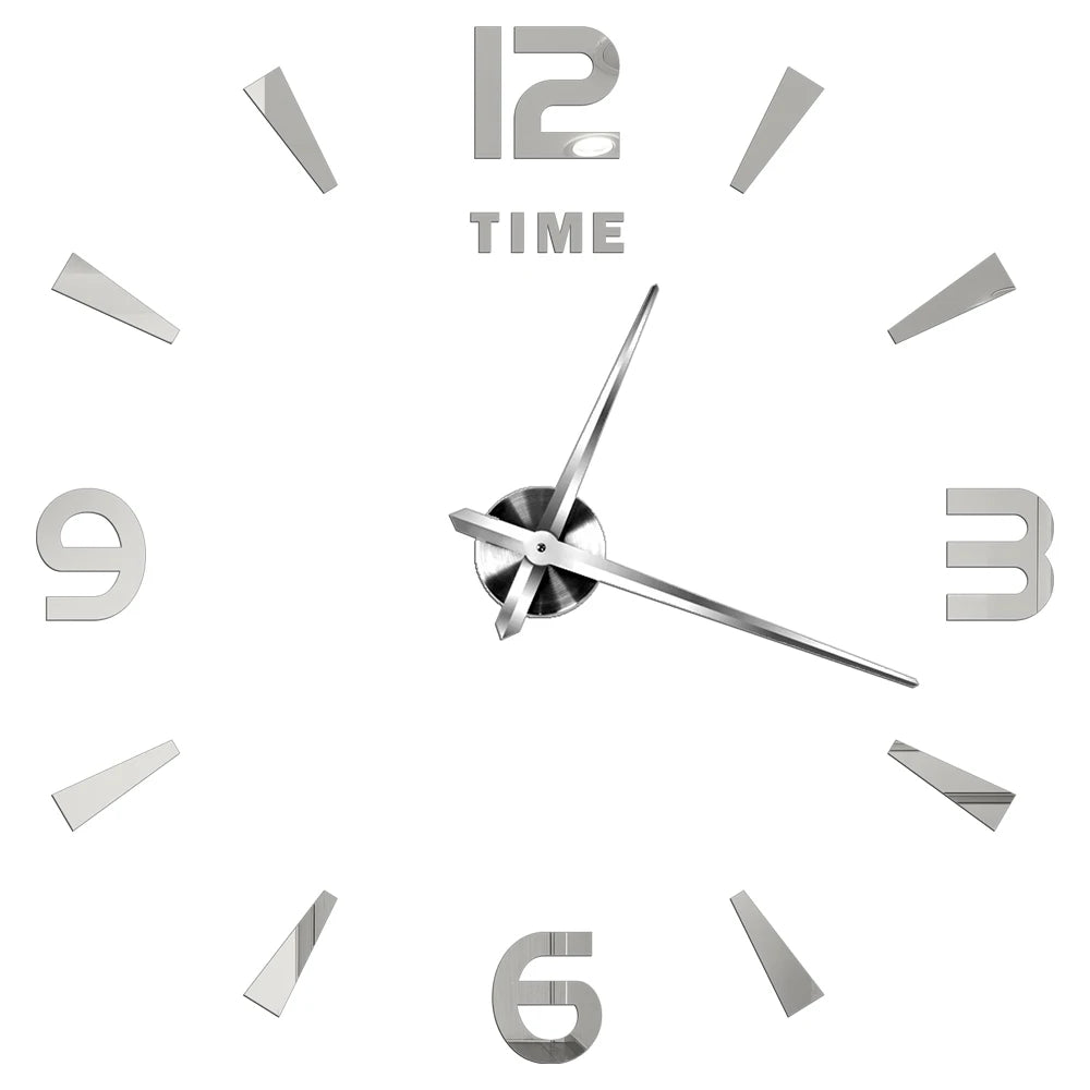 2D/3D Large Roman Numeral Acrylic Mirror Wall Clock Sticker Fashion DIY Quartz Clocks Watch Home Decoration Living Room Stickers    Home Decor Supply | Online Retail | ShoreShopper.com